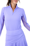 IBKUL Long Sleeve Mock Neck Top