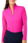 IBKUL Long Sleeve Mock Neck Top
