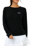 Embroidered Golf Lightweight Brushed Fleece Pullover Top