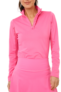 Smith & Quinn Ava Ruffle Quarter Zip