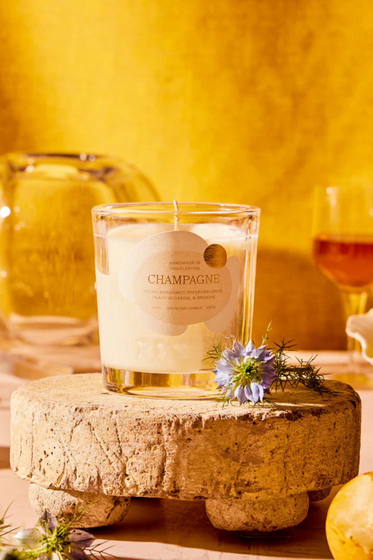 Champagne Candle