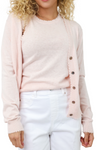 Minnie Rose Cotton Cashmere Frayed Cardi