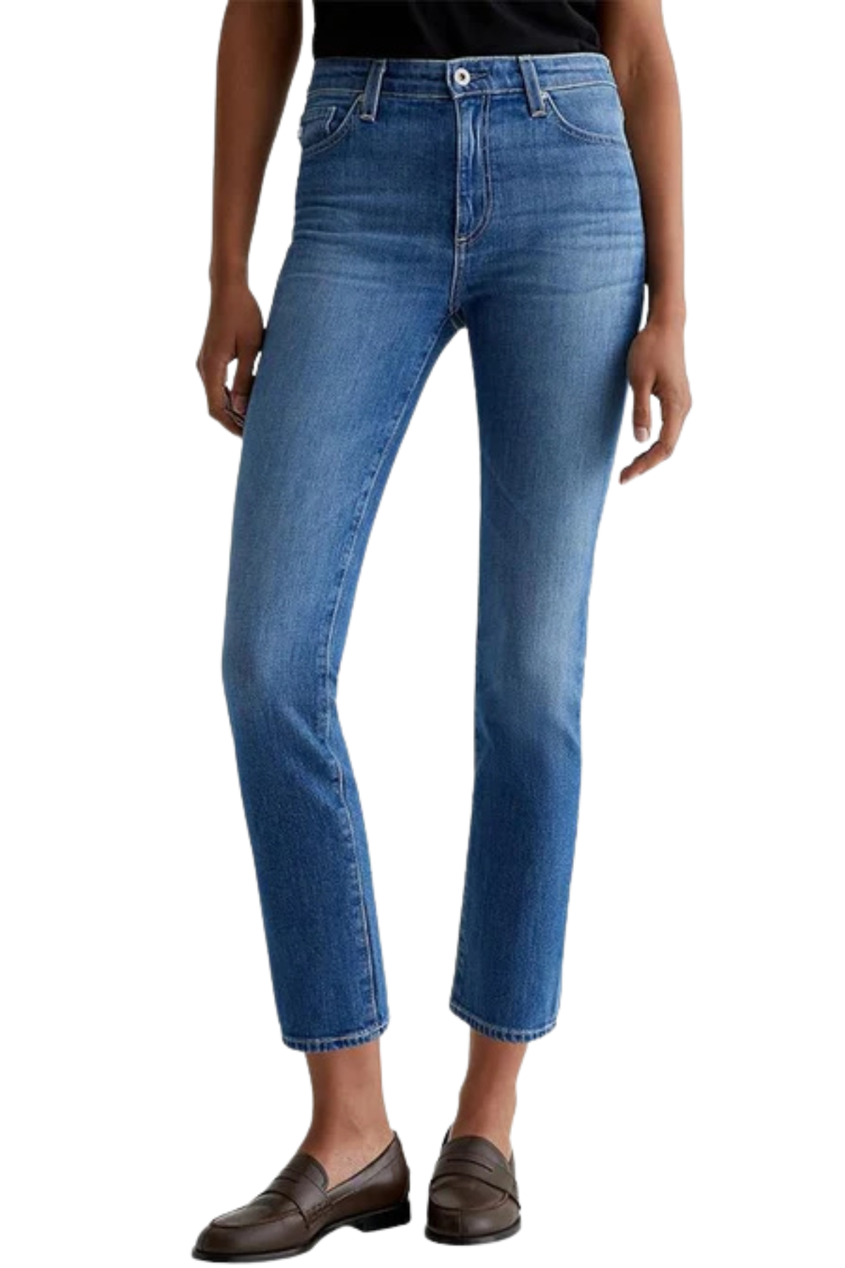 AG Mari High Rise Slim Straight