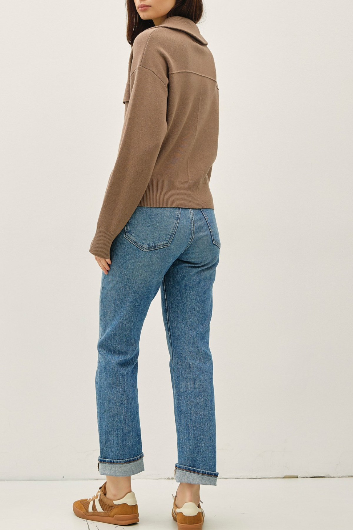 Zip Up Sweater Jacket