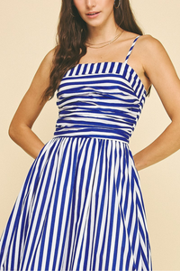 Striped Midi Dress