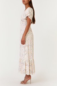 Floral Two Tier Maxi Dress