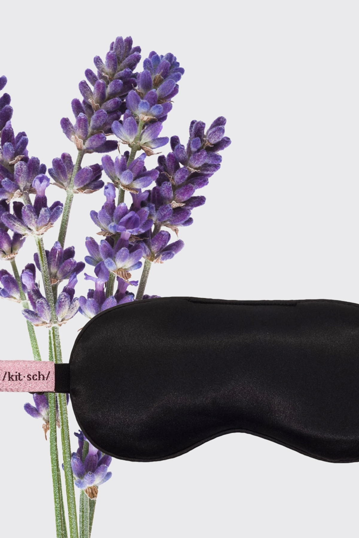 Lavender Weighted Satin Eye Mask