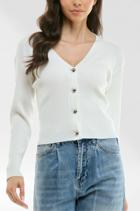 V-Neck Cardigan