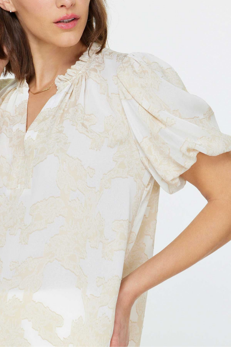 Ruffled Collar Blouse