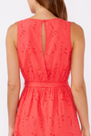 Eyelet Tank Midi Dress