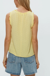 Michael Stars Devon Dot Gauze Tank