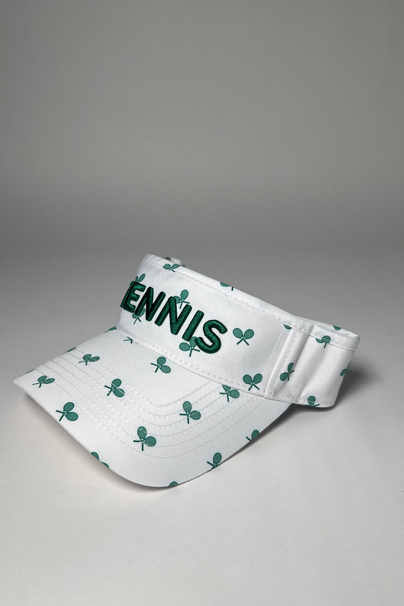 Tennis Visor with Puff Logo