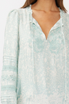 Floral Embroidered Long Sleeve Blouse