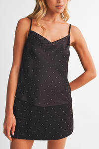 Rhinestone Cami Top