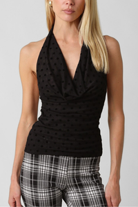 Karrie Polka Dot Halter Top