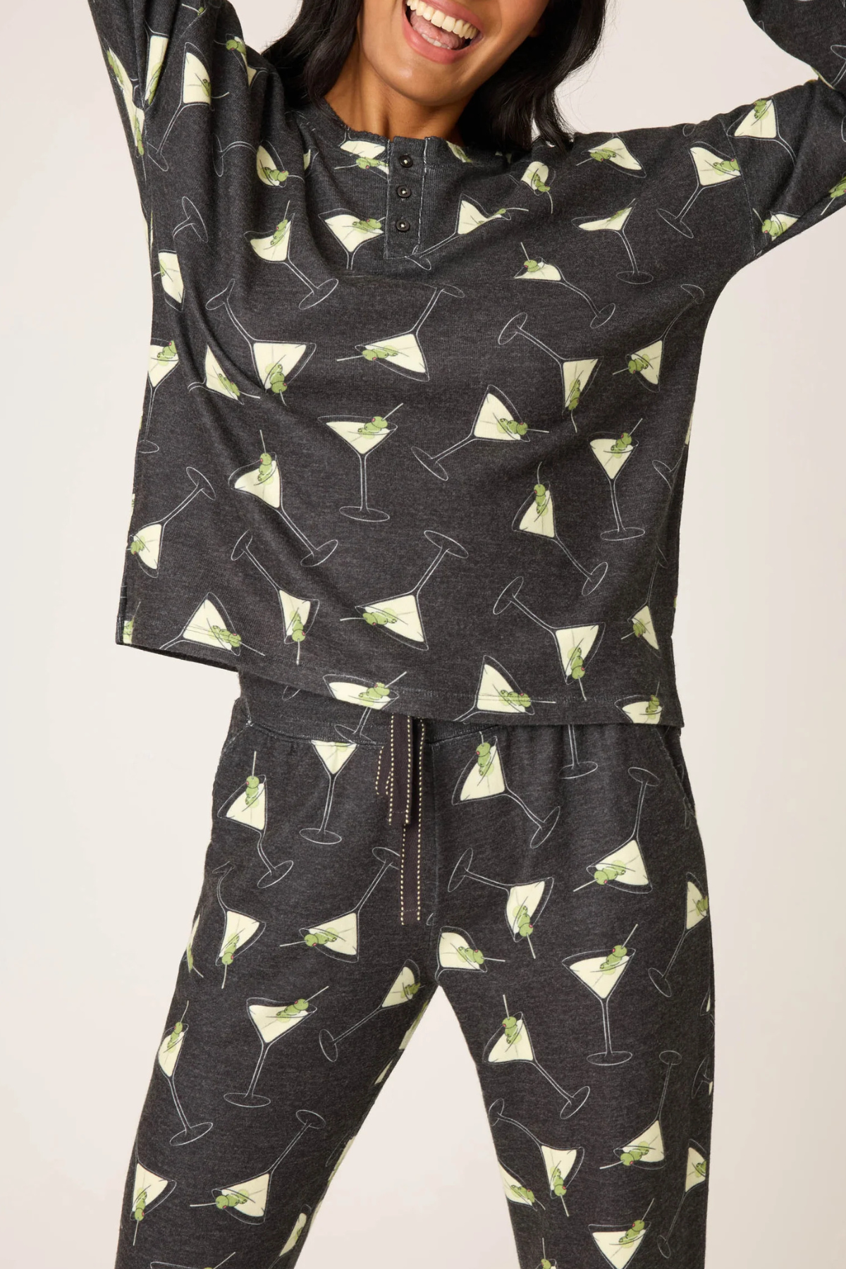 P.J. Merrier With A Martini Long Sleeve