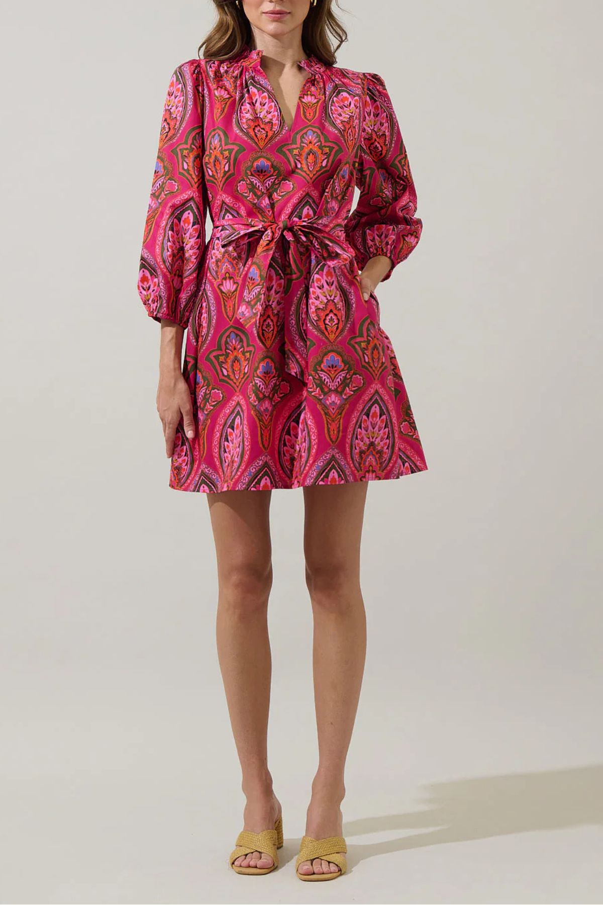 Sugar Lips Eira Poplin Mini Dress