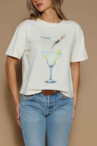 Tequila Dive Wide Crop Tee