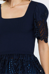 Embroidered Woven Top