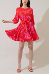 Sugar Lips Collins Godet Mini Dress