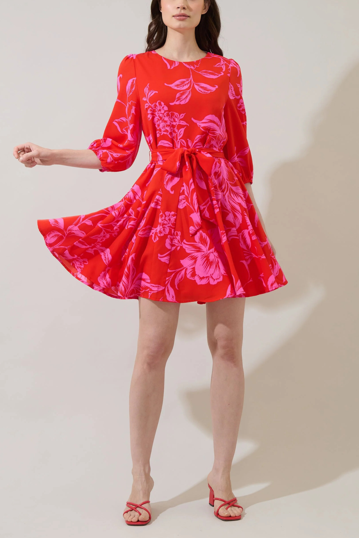 Sugar Lips Collins Godet Mini Dress
