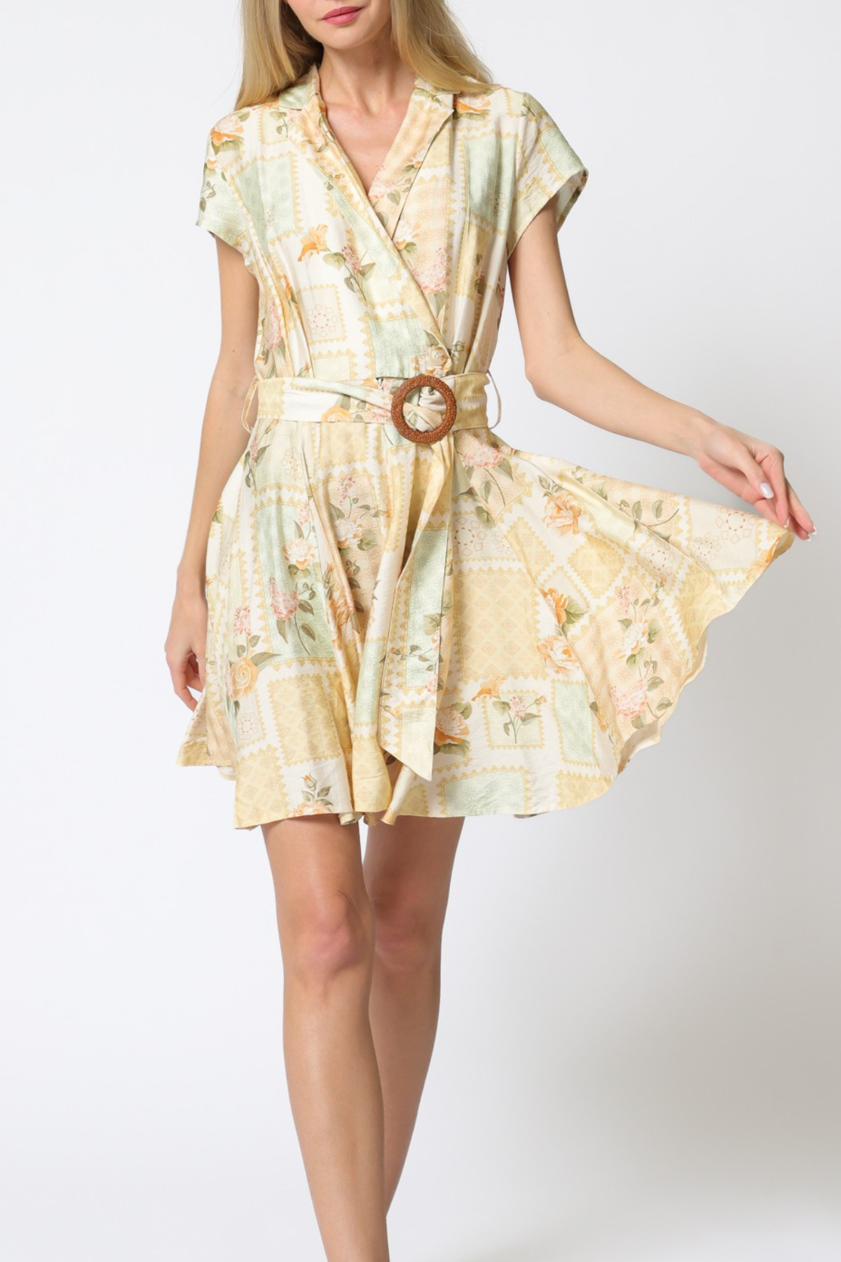 Belted Mini Dress