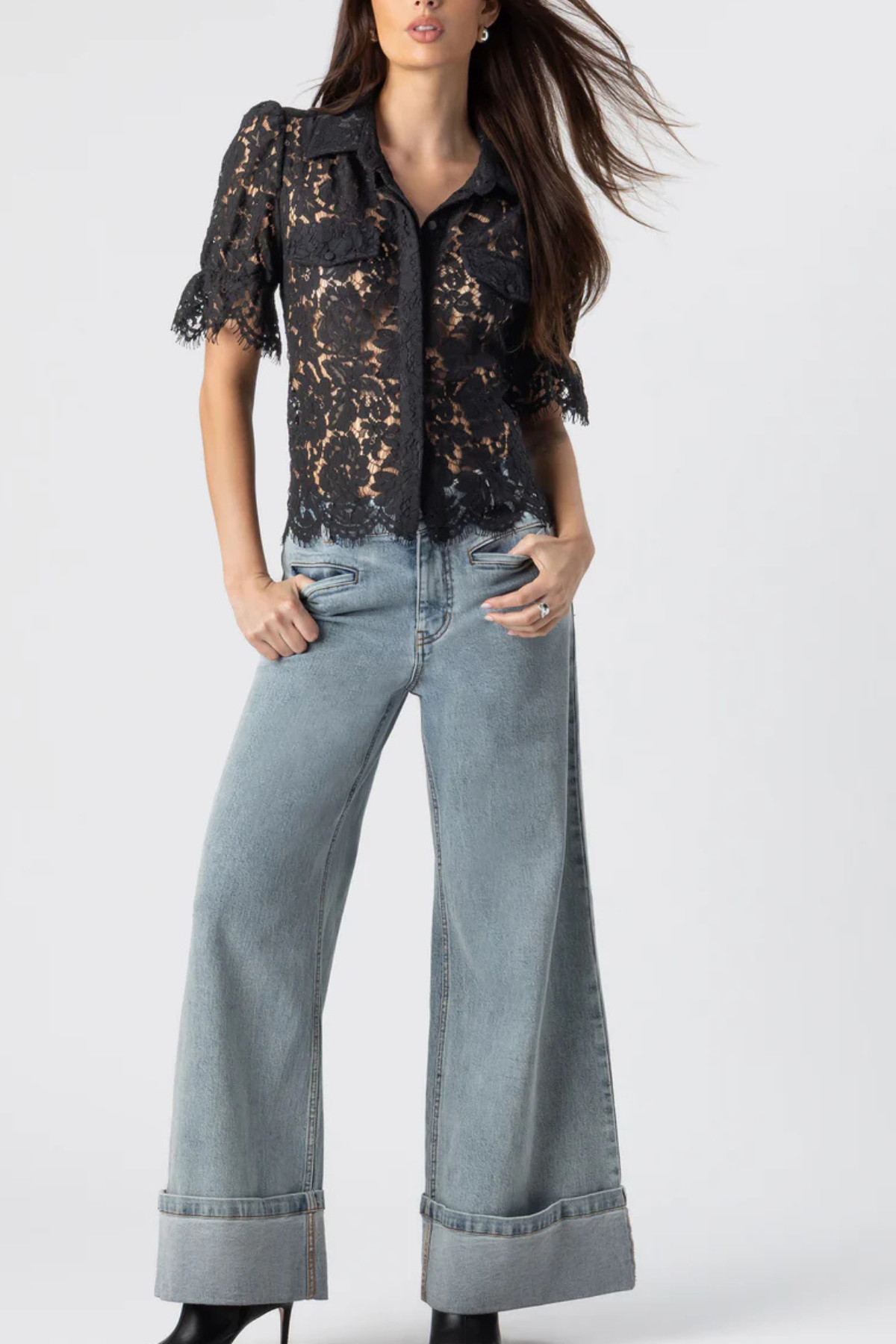 Generation Love Mina Lace Shirt
