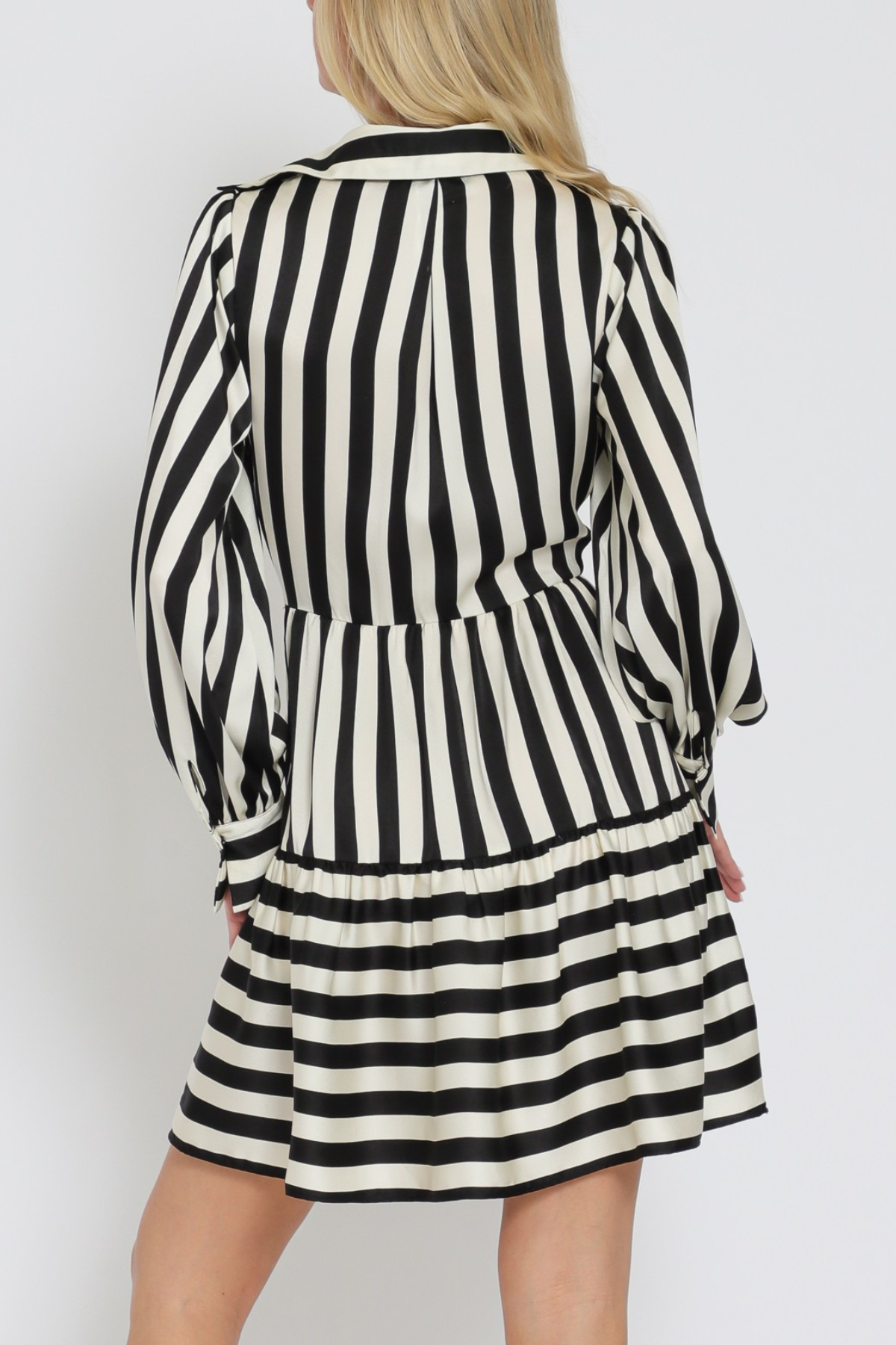 Long Sleeve Striped Dress