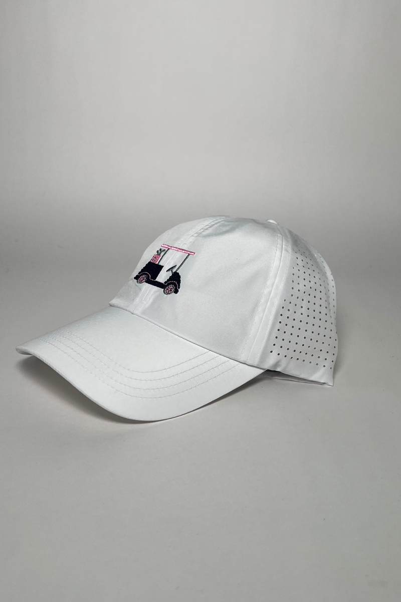 Cross Stitch Golf Cart Hat
