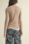 Layering Crew Neck Top
