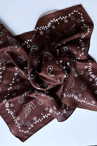 Mocha Garden Square Scarf