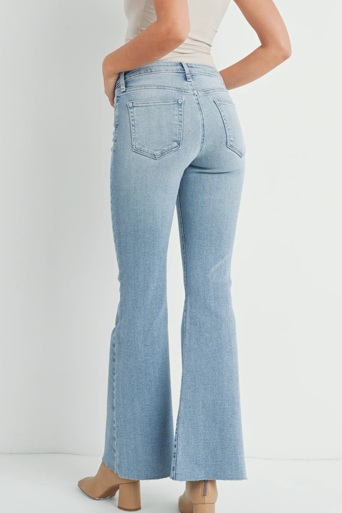 JBD Mid Rise Straight Bootcut Jeans – SHOP ALIX