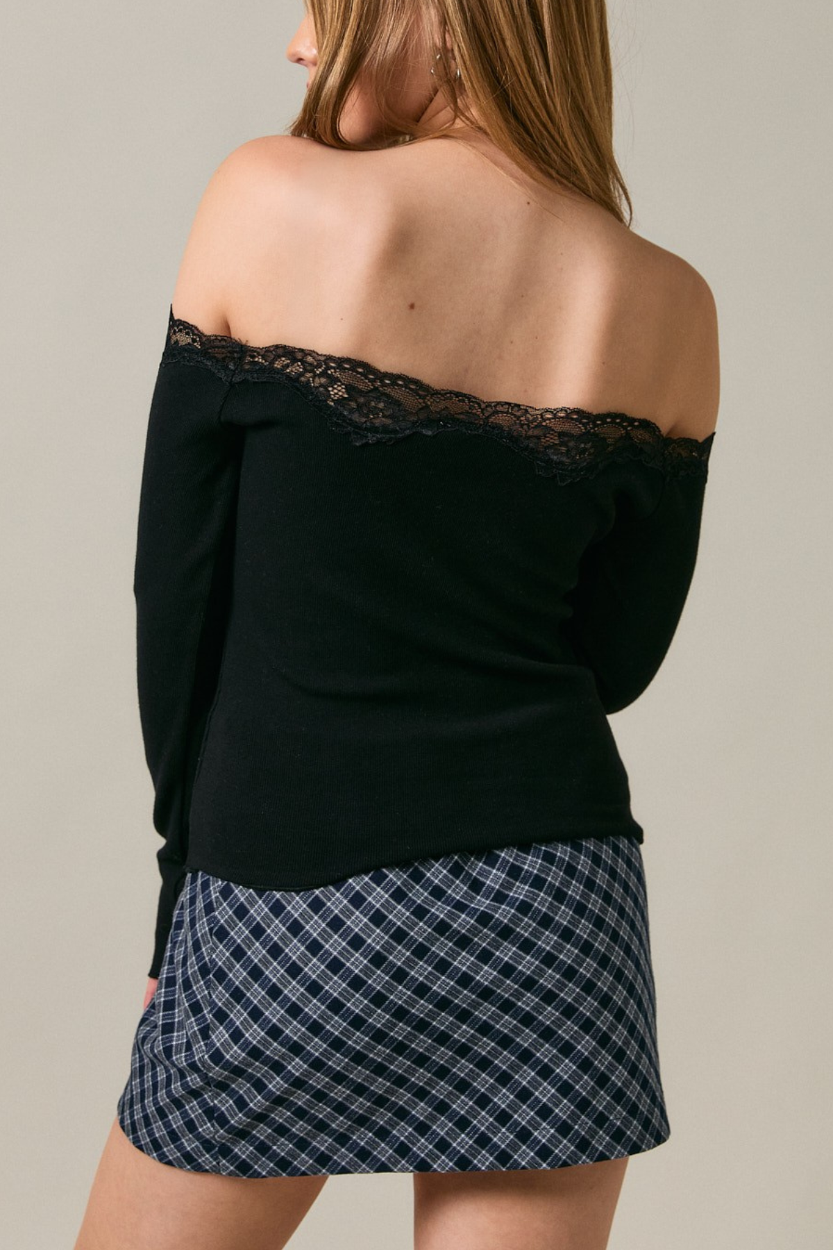 Long Sleeve Off The Shoulder Top