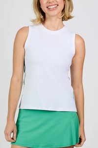 Sofibella Alpine Whites Full Back Tank