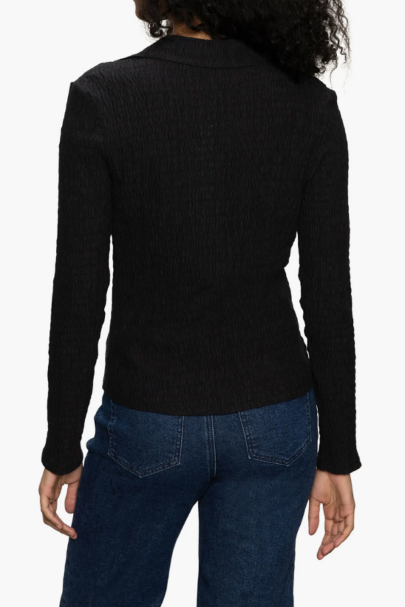 Sanctuary Long Sleeve Textured Top