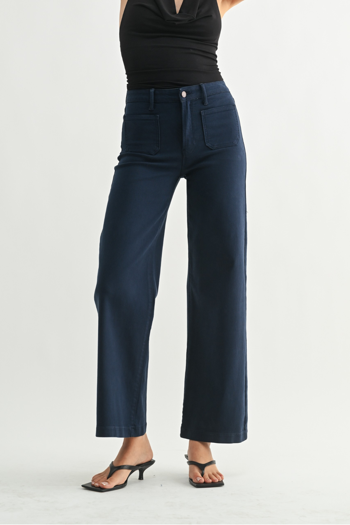 JBD Mini Patch Pocket Wide Leg