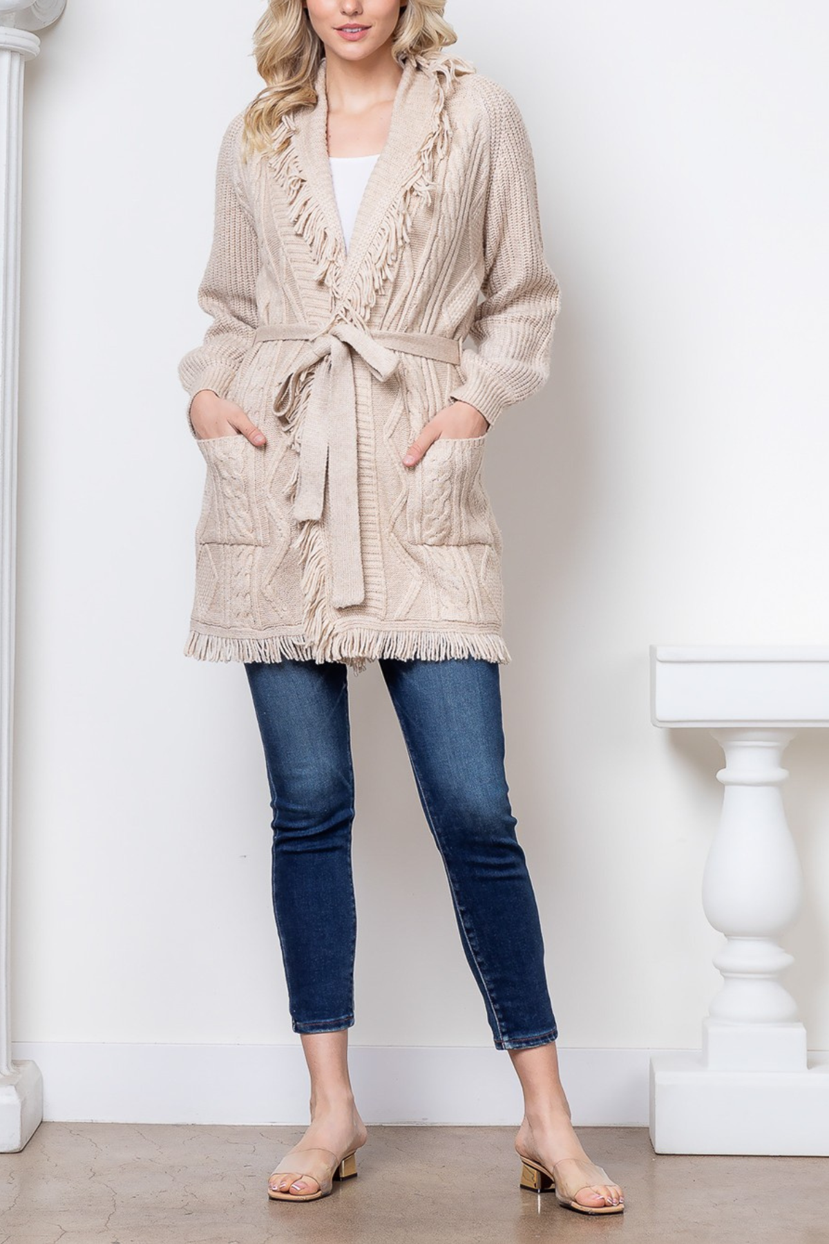 Knit Fringe Sweater