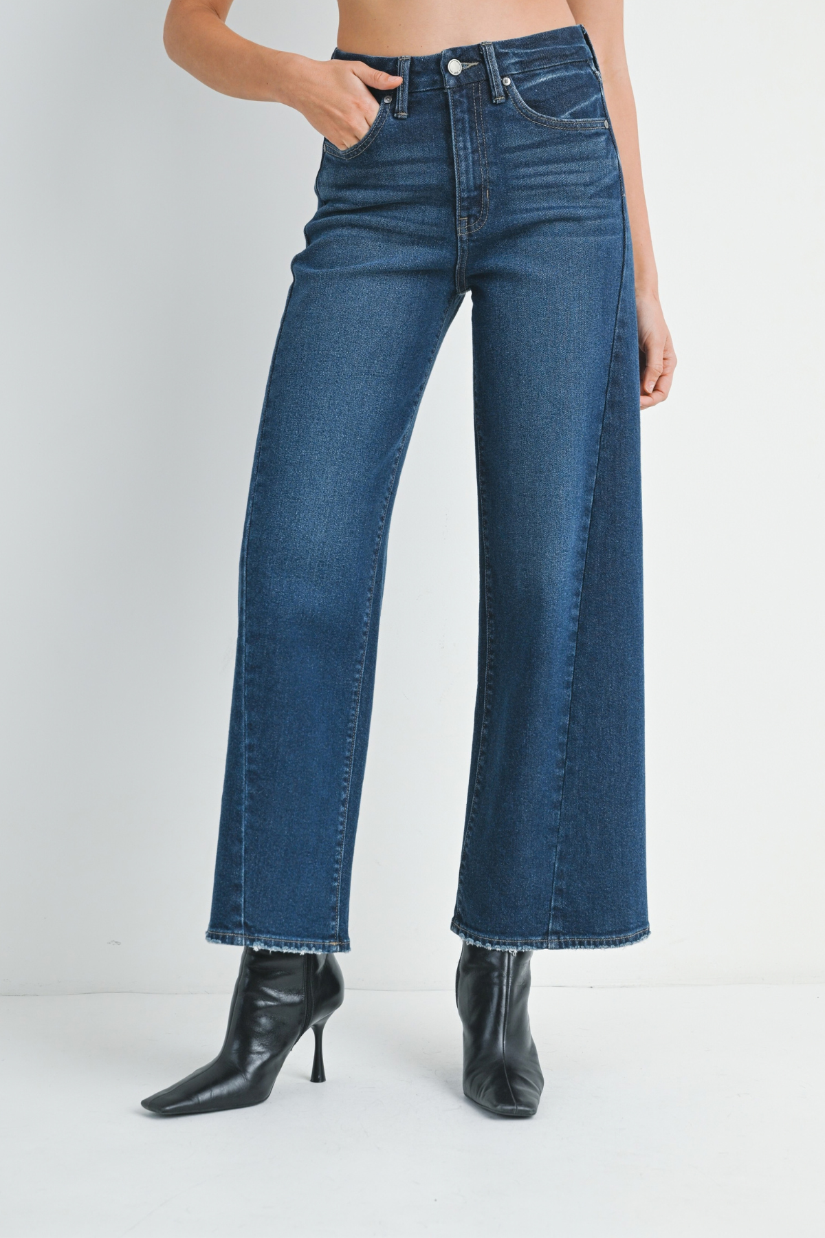JBD Over The Boot High Rise Wide Leg Jeans