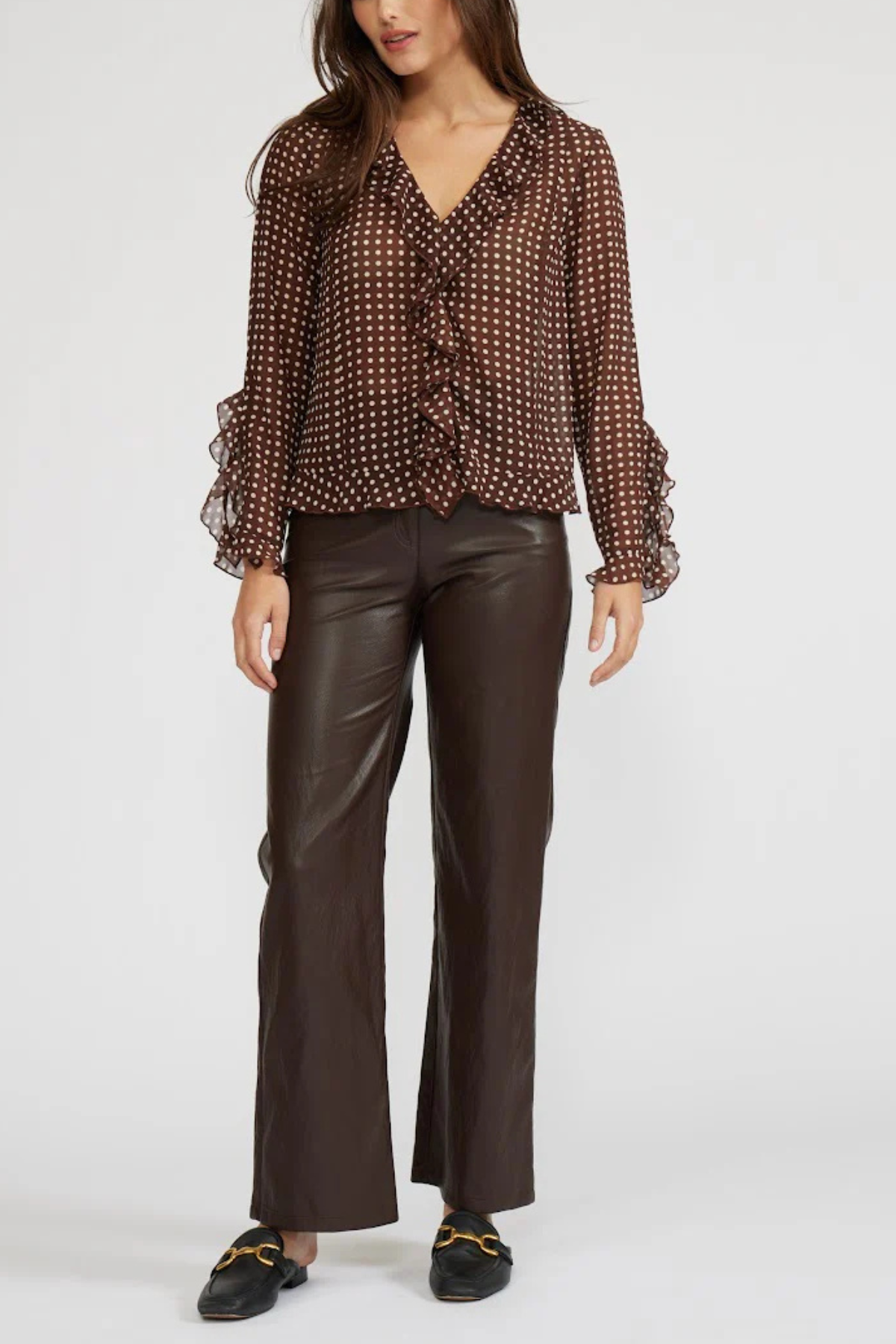 Liza Ruffle Top