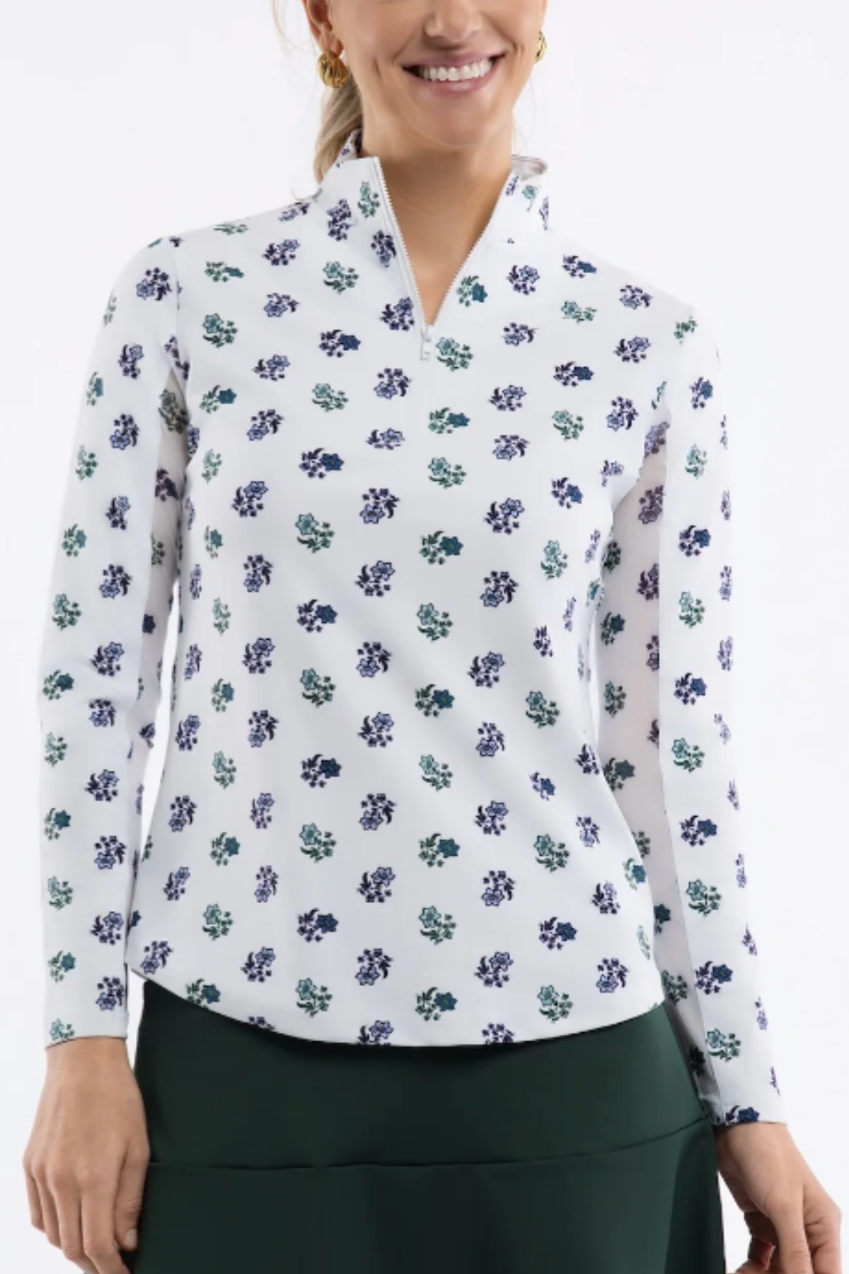 Smith & Quinn Ava Ruffle Quarter Zip