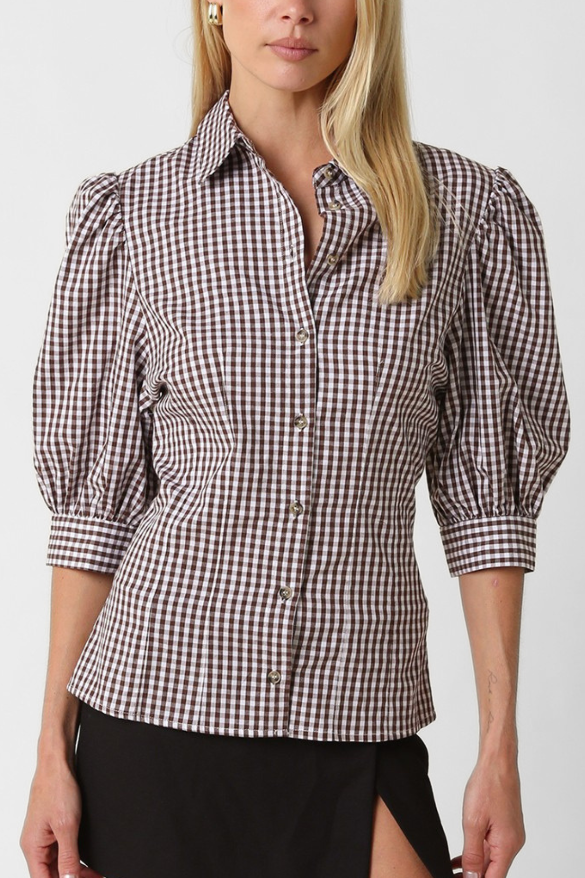 Anni Gingham Blouse
