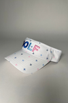 Golf Visor with Puff Logo