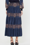 Pleated Midi Skirt