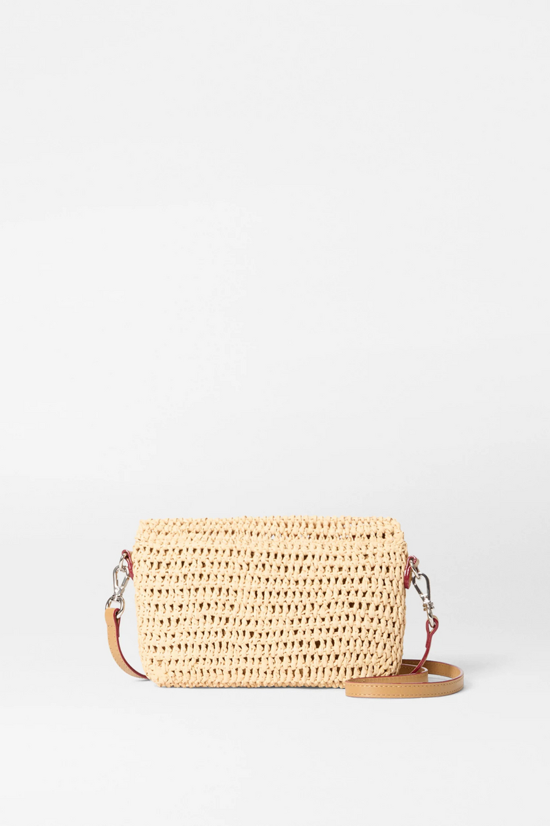 MZ Wallace Raffia Convertible Crossbody