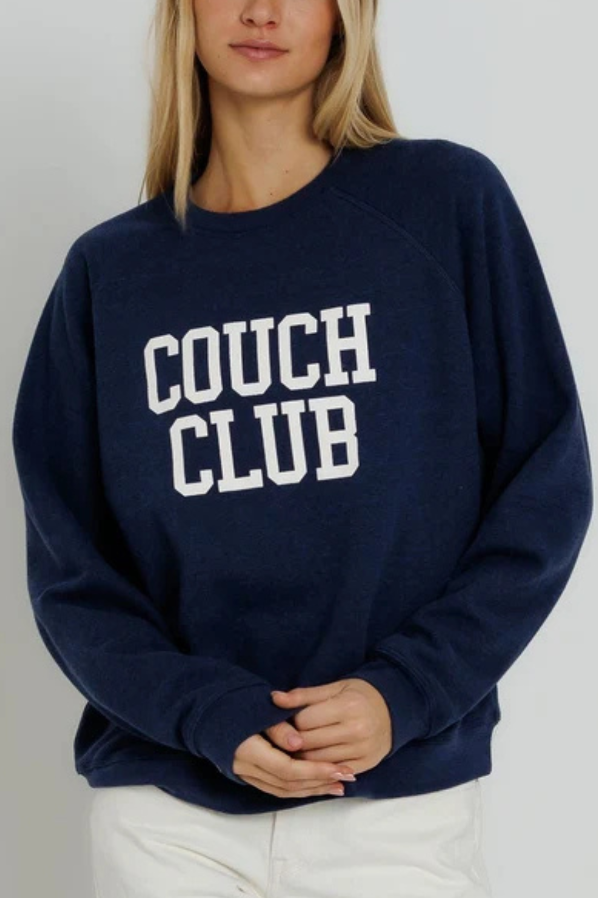Couch Club Raglan Crew