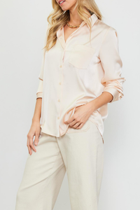 SRB Satin Button Down