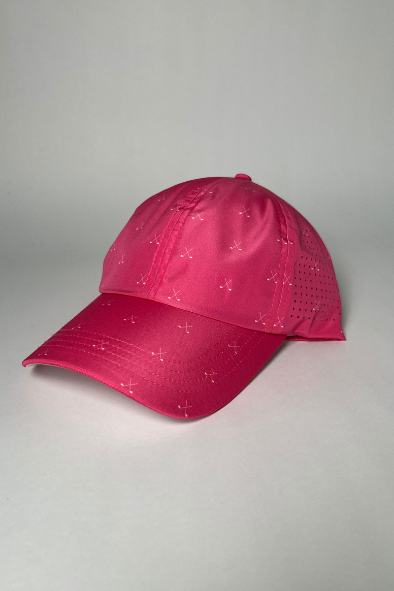 Crossed Golf Clubs Hat