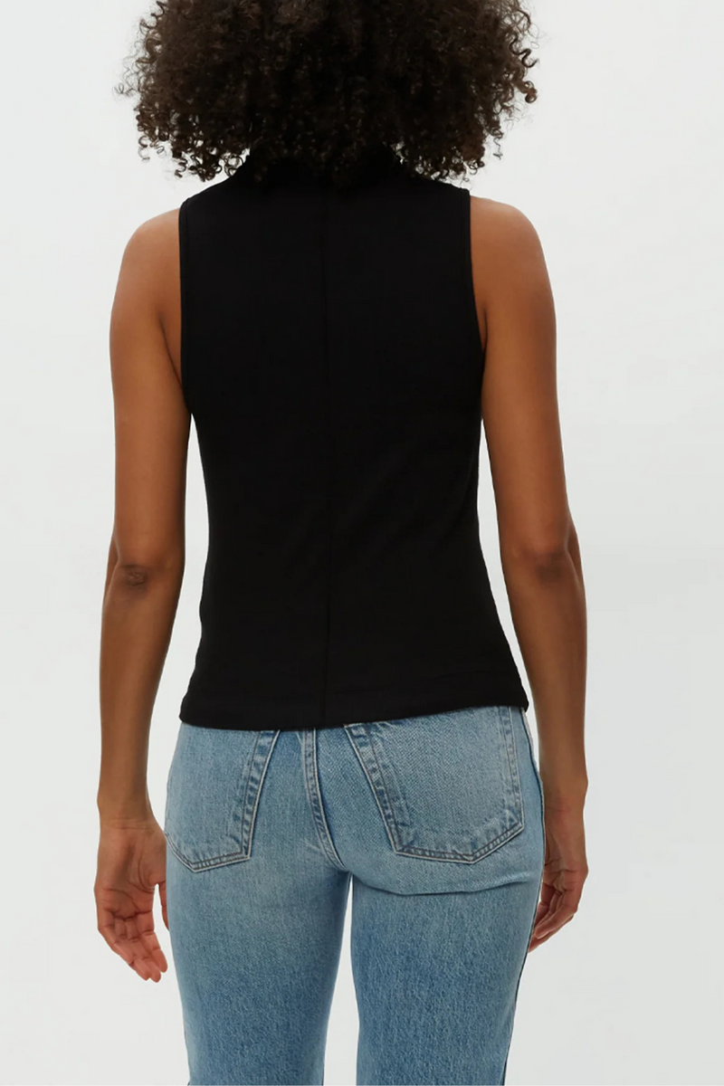 Michael Stars Chiara Drape Neck Tank