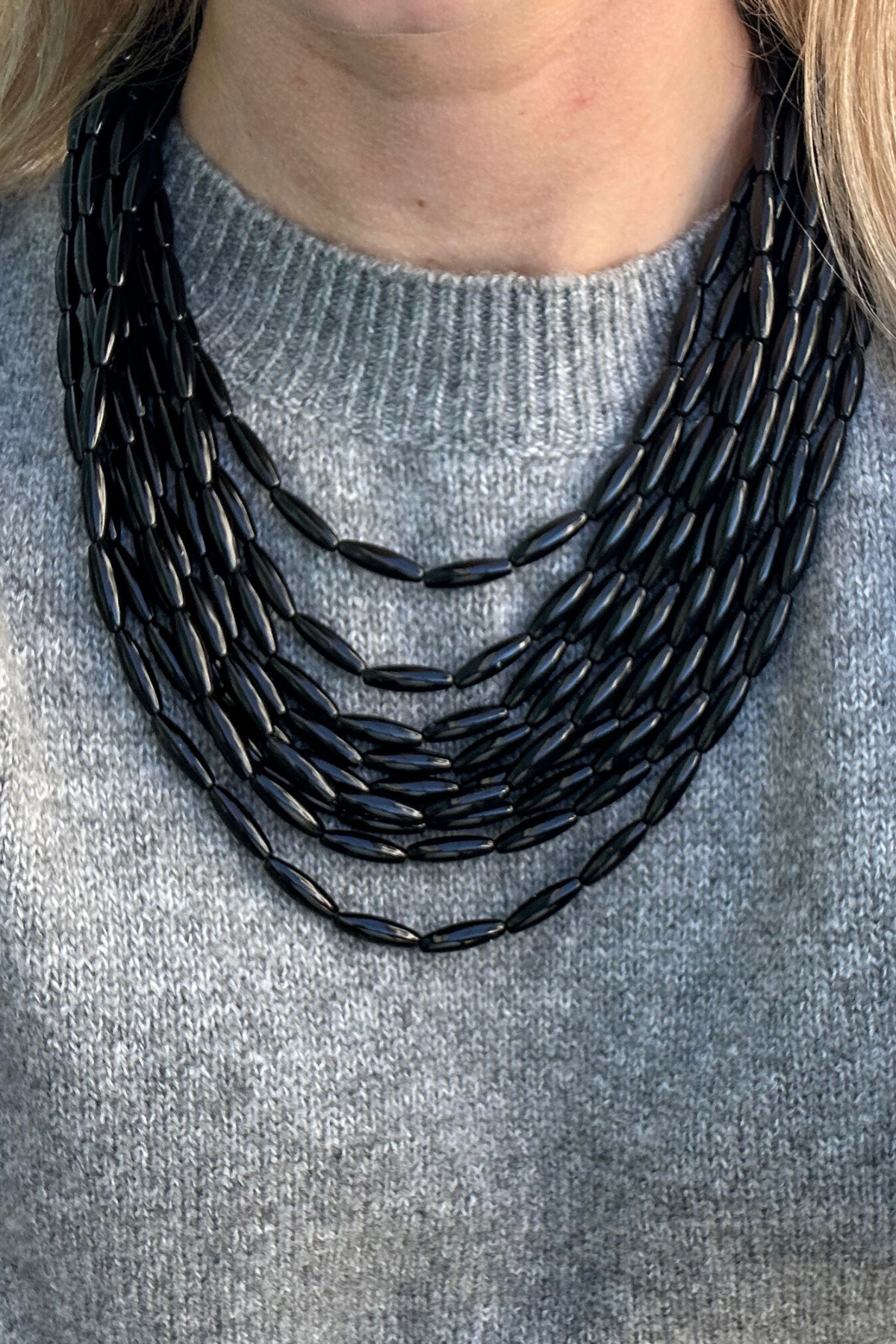 Glossy Beaded Pastel Necklace