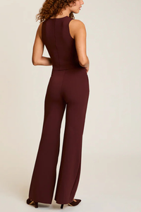 Neoprene Wide Leg Pant